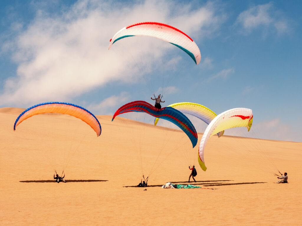 Groundhandling in Namibia